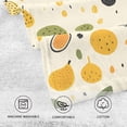 thumbnail image 4 of Dreamtimes Pears Leaves Cotton Towels Set 2 Pcs Absorbent Hand Towel Face Towels Kitchen Towels Bath Towels for Bathroom Laundry Room Kitchen 16 x 28 Inches, 4 of 7
