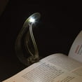 thumbnail image 4 of Lámpara de lectura de libros con protección ocular, luz Led con abrazadera, luz de libro para lectura en la cama, lámpara de lectura nocturna, Clip de luz Led plegable, 2 uds., 4 of 5