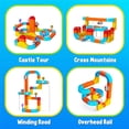 thumbnail image 5 of REARFIT Electric Train Set 3D Magic Flexible Race Track for Kids 3 4 5 6 7 8 Years Old, Educational STEM LearningToy for Boys Girls Birthday, Advanced Set (150 Piece), 5 of 9