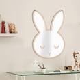 thumbnail image 3 of Espejo decorativo de acrílico nórdico para pared, adhesivo decorativo para habitación infantil, decoración del hogar, #Conejo, 3 of 13