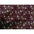 thumbnail image 4 of oneOone Cotton Poplin Wine Fabric Flower & Leaves Watercolor Diy Clothing Quilting Fabric Print Fabric By Yard 56 Inch Wide, 4 of 4