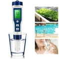 thumbnail image 2 of MesaSe Water Tester Water Quality Tester Digital pH Meter PH EC TDS Salinity Temp 5 in 1 Pen Meter Precise LCD Digital Multifunctional Water Quality Monitor Test for Aquarium Hydroponics, 2 of 11