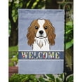 thumbnail image 3 of Caroline's Treasures BB1410GF Cavalier Spaniel Welcome Flag Garden Size , Small, multicolor, 3 of 3