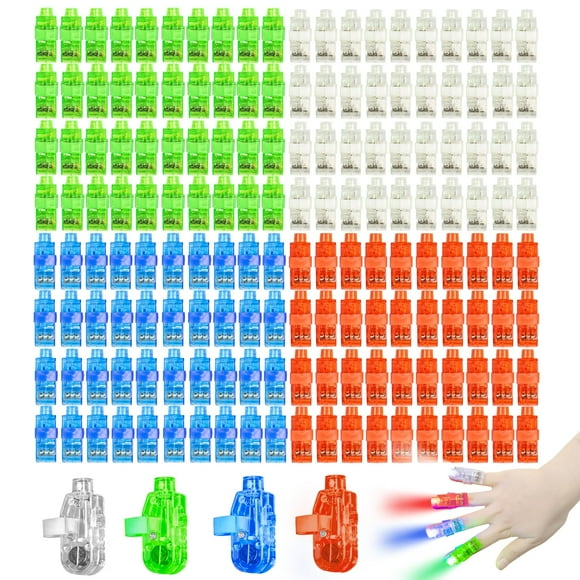 Luces LED para fiestas con dedos Novelty Place, 160 unidades, para niños