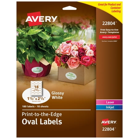Avery Oval Labels, 1.5