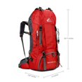 thumbnail image 4 of Soidarity Free Knight 60L Impermeable Senderismo Deporte Bicicleta al aire libre Bolsa de hombro Escalada Rojo Soidarity HW4450-01B, 4 of 6