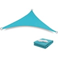thumbnail image 1 of Toldo de vela de sombra impermeable con bloqueador UV para patio, tela de bloque de punto con triángulo equilátero, pérgola, cochera, 1 of 7
