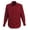 Burgundy, variant on Gioberti Men’s Solid Long Sleeve Western Shirt with Pearl Snap-on Buttons