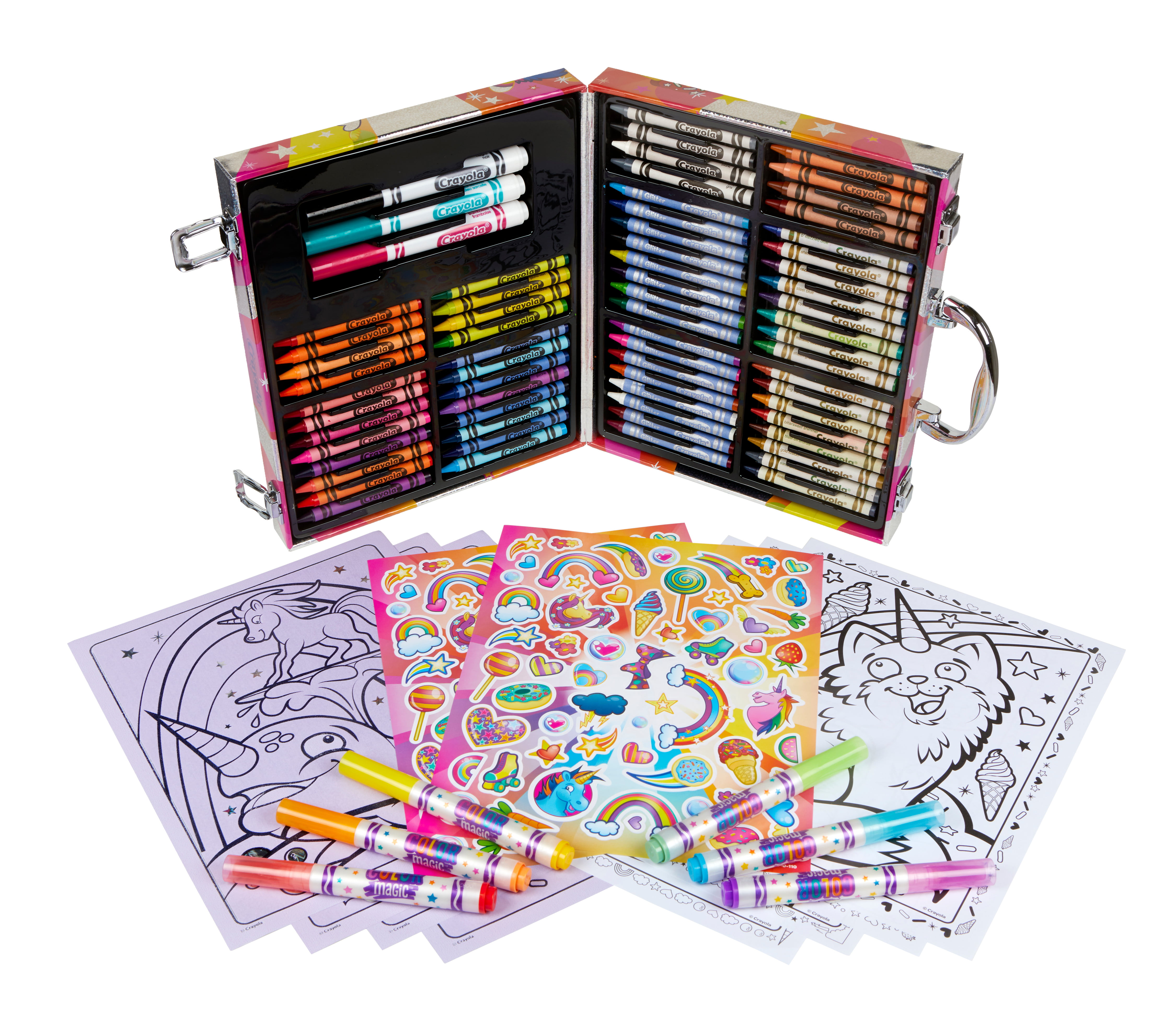 Crayola Mini Art Set with UniCreatures, Kids Art Kit, 100+ Pieces, Ages 3,  4, 5, 6, 7