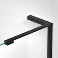 thumbnail image 5 of Unidoor-X 56 1/2-57 in. W x 72 in. H Frameless Hinged Shower Door in Satin Black, 5 of 11