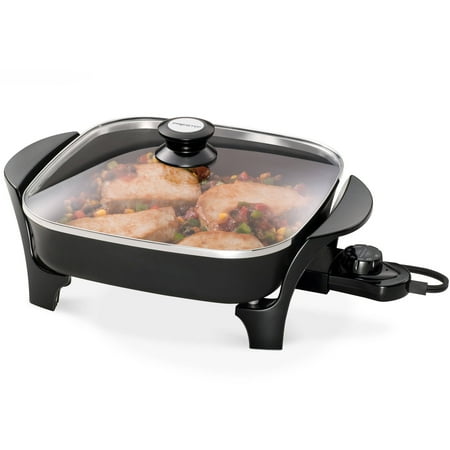 Presto 06626 11-inch Electric Skillet with Glass Lid