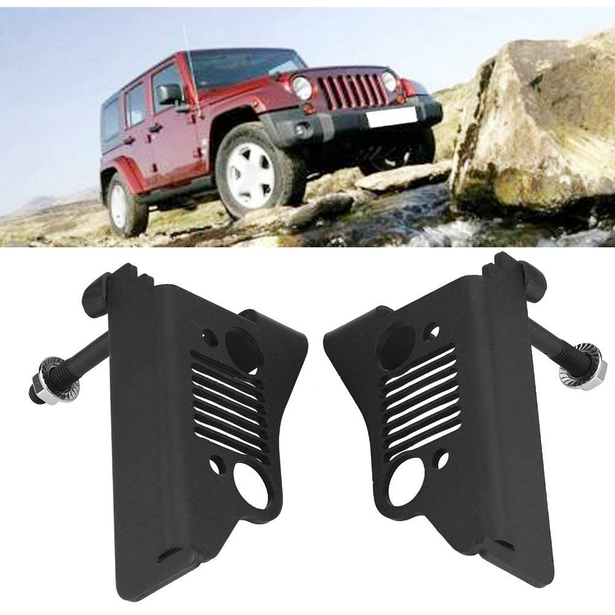 Black Car Foot Pedals, 2-Piece Car Front Treadle Foot Rest Pedal Pad Fit  for Jeep Wrangler Rest Pedal Pad | Walmart Canada