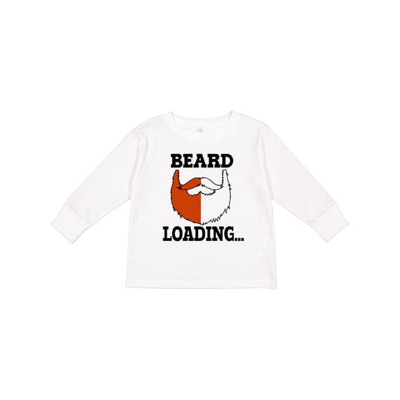 Inktastic Red Beard is Loading Boys Long Sleeve Toddler T-Shirt