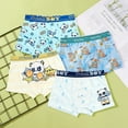 thumbnail image 4 of Esaierr Toddler Baby Cotton Underwear for 4PCS Kids Boys Boxer Briefs Colour Mix & Match for 3-18Y, 4 of 5