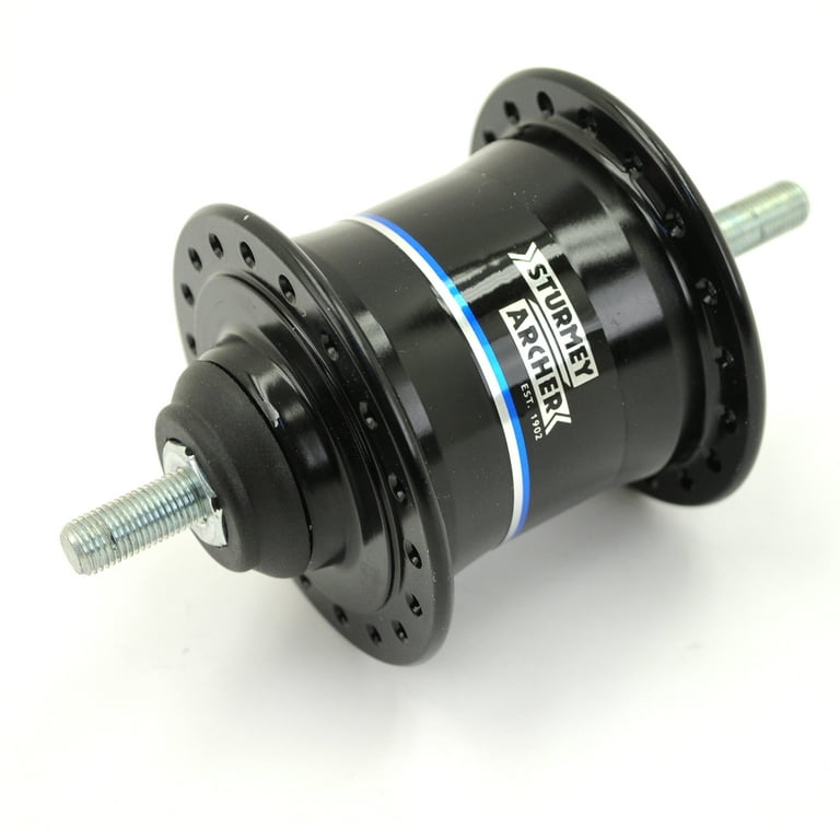 Sturmey Archer HDS12 Front Dynamo Bicycle Hub // 36H // Black