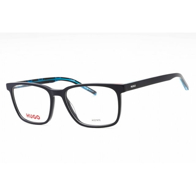 Hugo HG 1074 0S6F 00 Men's Blue Pattern Plastic Frame Eyeglasses