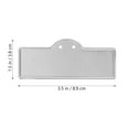 thumbnail image 2 of TABLZONE Metal Tags For Labeling Plant Labels Aluminium Silver 20Pack 3.5X1.5In, 2 of 6