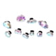 thumbnail image 4 of Hebilla con ojal, diamantes de imitación de perlas, Clip de zapato de aleación desmontable de moda duradera, accesorios para el cabello, cristal de Color AB (forma aleatoria 10), 4 of 5