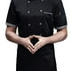thumbnail image 3 of Chef manga corta camisa de cocinero resistencia a altas temperaturas para restaurante ANGGREK Otros, 3 of 8