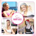thumbnail image 4 of ORUYROP Yoga Headbands (10 Pack) Soft Stretchy Elastic Cotton Multi-Function Sports Hair Band Wraps, 4 of 7