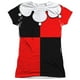 Bataman Quinn Costume-S par S Junior Poly Équipage Sublimation T-Shirt&44; Blanc - Petit – image 1 sur 1