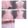 thumbnail image 4 of Kids Little-Big Girls Tulle Party Flower Girl Dress Sleeveless Birthday Dresses for Girls，6-16t,Wine Red,14-15 Years, 4 of 4