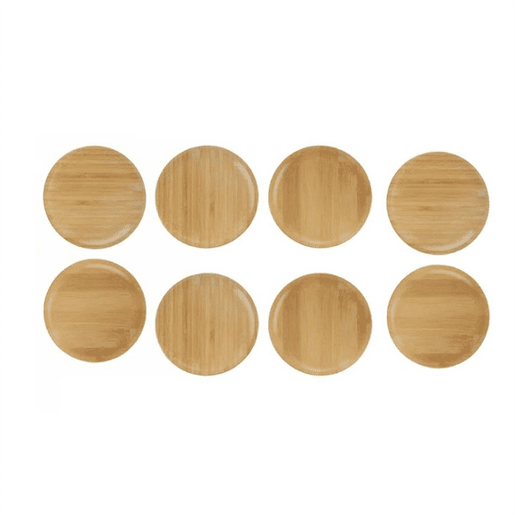 8PCS Wine Glass Charcuterie Topper Wine Glass Charcuterie Board Topper Bamboo Wine Glass Topper Coasters