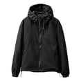 thumbnail image 6 of Lightweight Hiking Jacket Women Long Sleeve Casual Hooded Zip Up Jackets with Pockets Fall Windbreaker Outerwear, 6 of 6