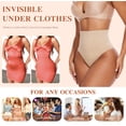thumbnail image 4 of MANIFIQUE Everyday Shaping Thong - Core Control Shapewear Underwear - Invisible Under Clothes - Seamless Design, 4 of 5