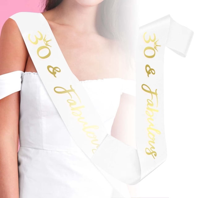 Customizable Sparkling Letter Shoulder Strap for Events - Leather Ribbon Decoration for Birthday Parties Graduations and with Exclusive Hot Stamping Features