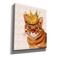 thumbnail image 2 of Epic Graffiti 'Ginger Cat with Crown Portrait' by Fab Funky, Canvas Wall Art, 26"x30", 2 of 3