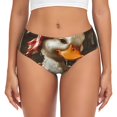 thumbnail image 1 of Balery Cartoon Scottish Duck Ropa Interior de Algodón para Mujer con Dibujo – Braguitas Cómodas y Elásticas, Estilo Clásico-Large, 1 of 6