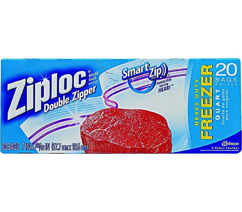 1 quart bolsa ziploc