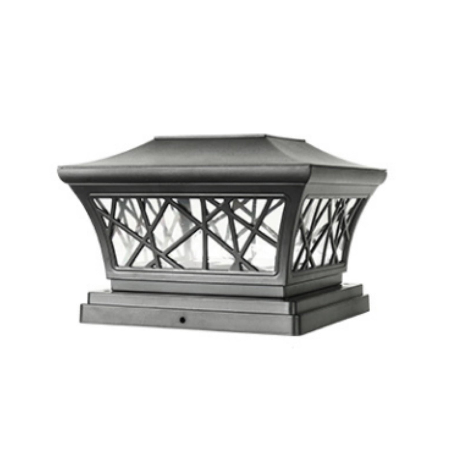BCZHQQ Solar Post Cap Lights,Outdoor Post Light for White/Green 4x6 Vinyl Fence Deck-Waterproof Warm White