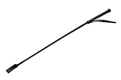 PU Leather Horse Tails Flogger Whip Black Whip Flogger FI 