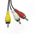 thumbnail image 3 of AV Cable for Retro Gaming Consoles including Super Nintendo, N64, GameCube, and SFC with Chinch Connectors, 3 of 3