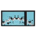 thumbnail image 4 of Chririnla Coin Bag Black Cat Musical Pattern Waterproof Small Purse for Travel, Polyester Compact Children's Wallet, 4 of 7