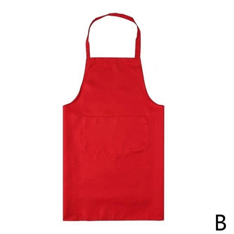 CA NEW PLAIN APRON WITH FRONT POCKET CHEFS BUTCHERS KITCHEN COOKING CRAFT BAKING 