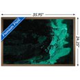 thumbnail image 3 of Urban - Green Splatter Wall Poster, 22.375" x 34", Framed, 3 of 3
