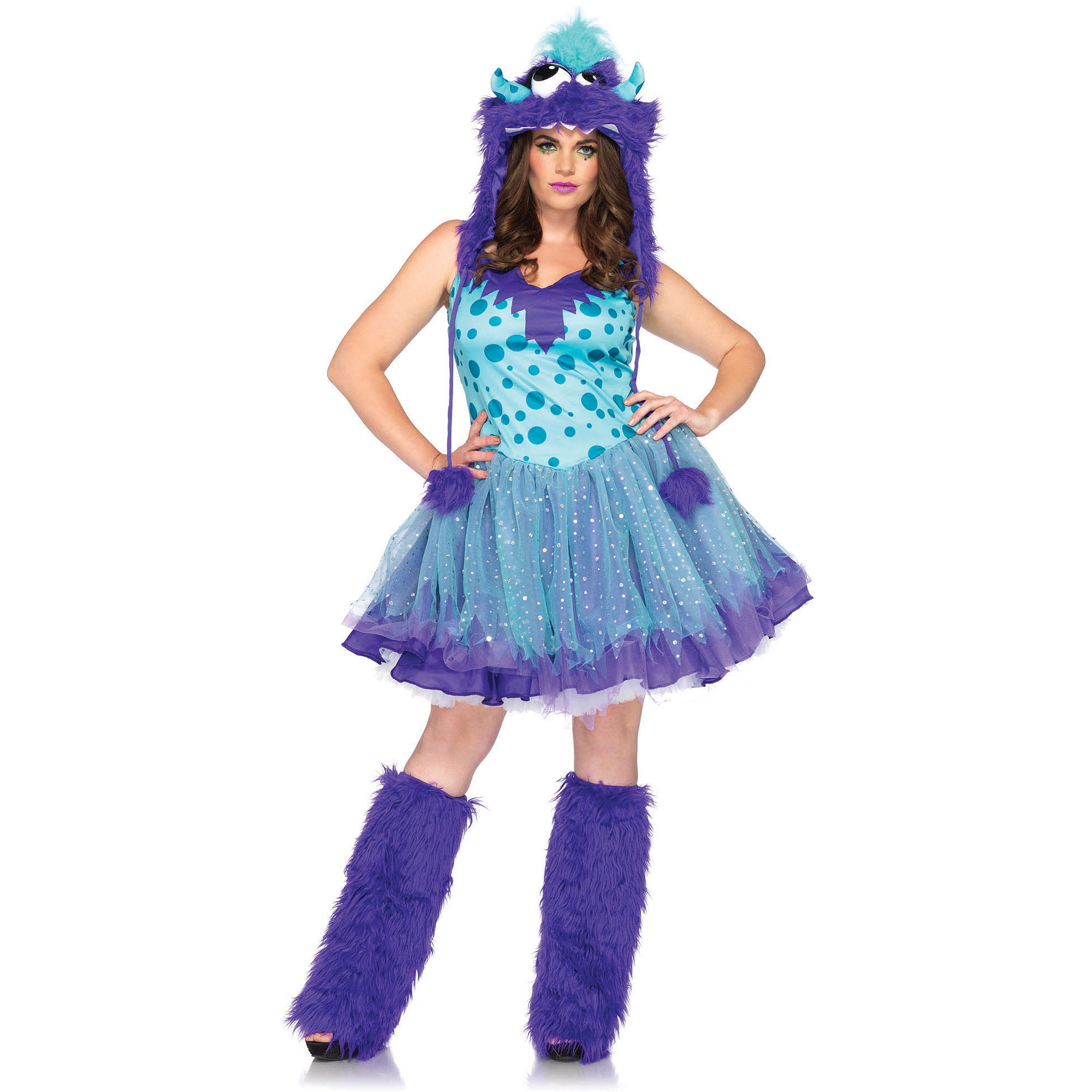 Plus Size Polka Dotty Adult Halloween Costume - Walmart.com