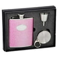 thumbnail image 1 of Viper Purple Snakeskin Design 6 oz Stellar Flask Gift Set, 1 of 1