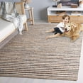 thumbnail image 3 of SAFAVIEH Cape Cod Jacinth Striped Area Rug, Natural/Navy, 6' x 6' Square, 3 of 11