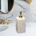thumbnail image 3 of kurtrusly Practical Pump Bottle Shampoo Dispenser for Home Kitchen White Yellow 500ml 1Set, 3 of 6