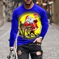 thumbnail image 2 of CEHVOM T-Shirt pour Hommes Décontracté à Col Rond à Manches Longues, Chandail, Imprimé 3D, Imprimé Réaliste, Soldes, 2 of 4