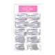 thumbnail image 1 of FELTECHELECTR 100 piezas de placas de modelado de uñas prácticas para manicura, puntas de uñas, suministros para decoración de uñas (blanco), 1 of 6