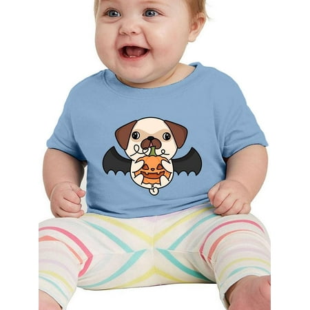 

Cartoon Vampire Pug W Pumpkin T-Shirt Infant -Image by Shutterstock 24 Months