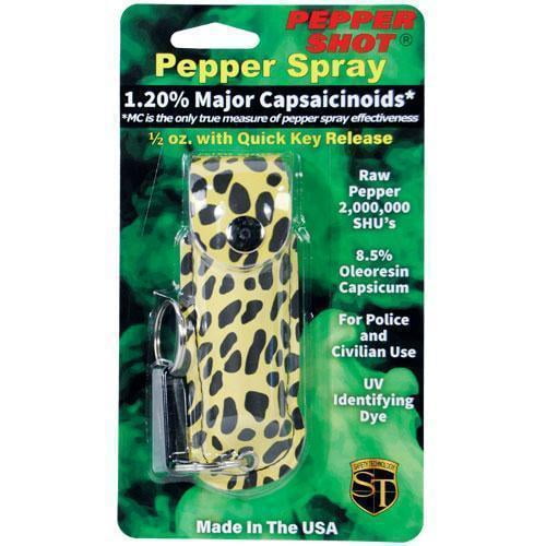 Pepper Shot 1.2% MC leatherette holster