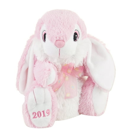 Way to Celebrate Pink Hopster Bunny 2019 Plush (Best Baby Stuff 2019)