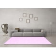 thumbnail image 3 of Ahgly Company Indoor Square Solid Pink Modern Area Rugs, 8' Square, 3 of 4