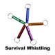 thumbnail image 1 of Silbato De Supervivencia Camping Colgante de silbato de metal con llavero para emergencia de supervivencia al aire libre Likrtyny Para Estrenar, 1 of 4
